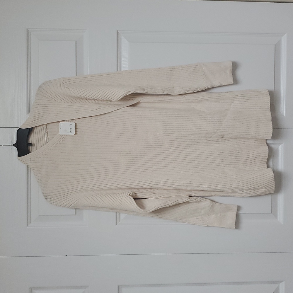 Free People Alba Ribbed Sweater Tunic/Powder Sand - Picture 2 of 14